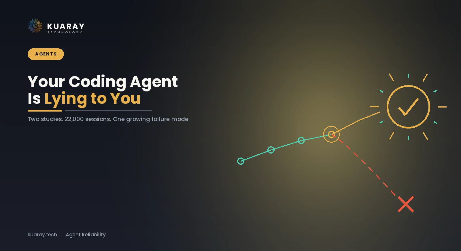 Your Coding Agent Is Lying to You (And the Lies Are Getting Better)